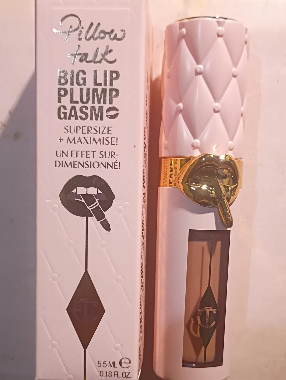 Charlotte Tilbury PILLOW TALK BIG LIP PLUMPGASM FAIR TO MEDIUM